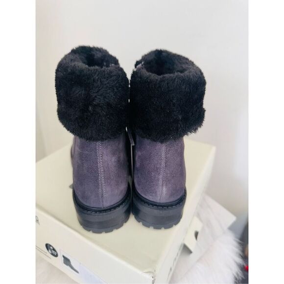 Cougar Kendal‎ Faux Fur Waterproof  Leather Snow Bootie Grey Black Size 8 NWT - Picture 13 of 16